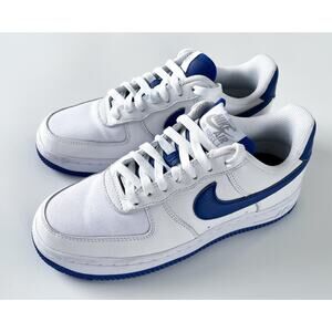Nike Air Force 1's Low White and Blue Size 6.5